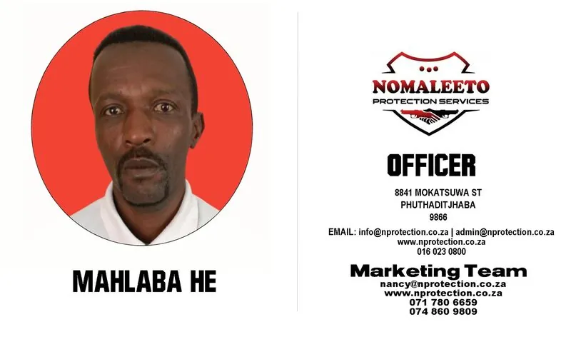 Nomaleeto Protection Services Officer