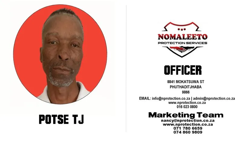 Nomaleeto Protection Services Officer