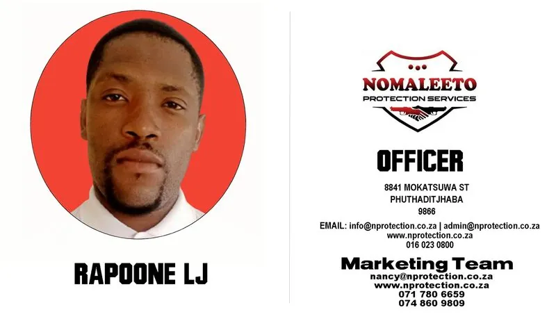 Nomaleeto Protection Services Officer