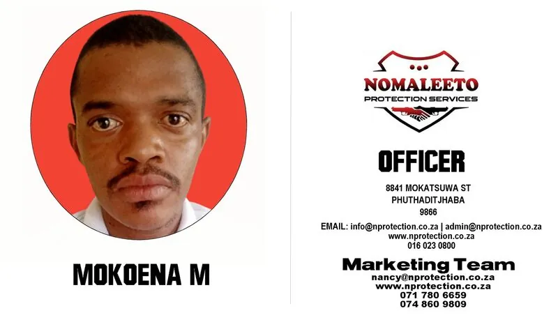 Nomaleeto Protection Services Officer