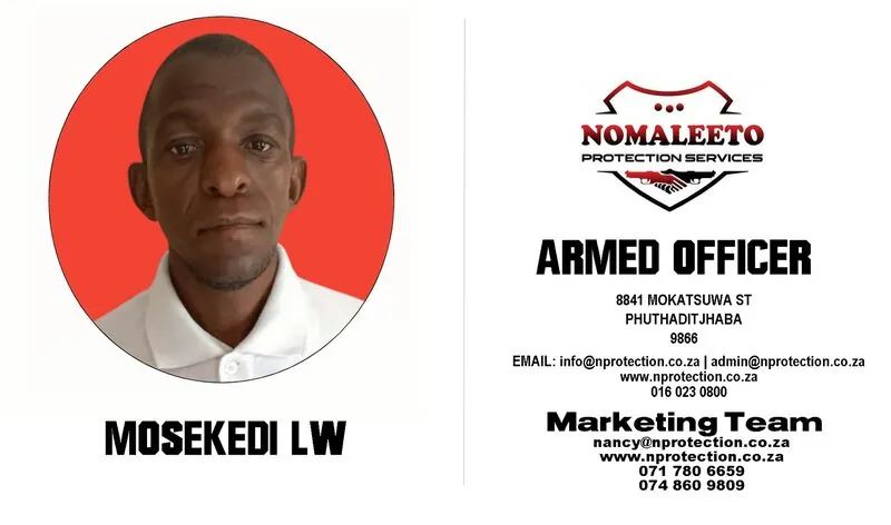 Nomaleeto Protection Services Officer