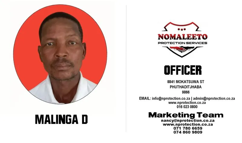 Nomaleeto Protection Services Officer