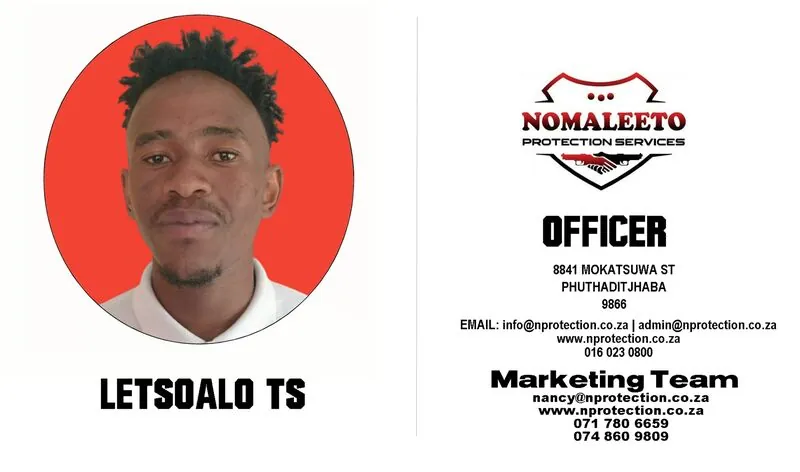 Nomaleeto Protection Services Officer