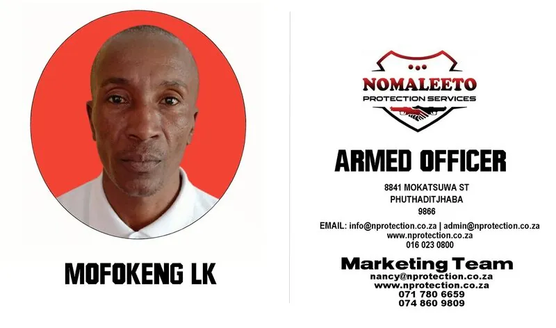Nomaleeto Protection Services Officer