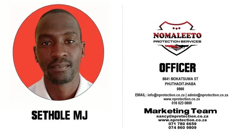 Nomaleeto Protection Services Officer