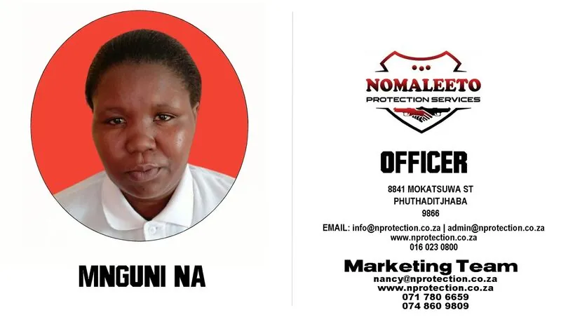 Nomaleeto Protection Services Officer