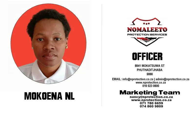 Nomaleeto Protection Services Officer