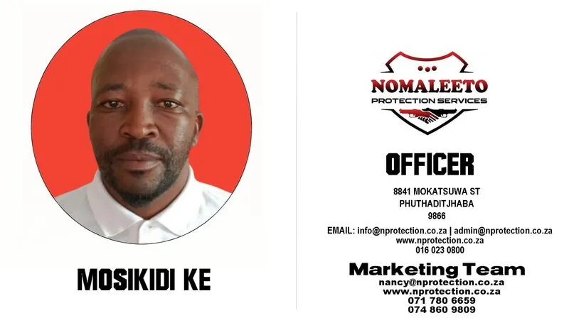 Nomaleeto Protection Services Officer