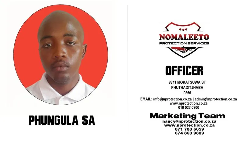 Nomaleeto Protection Services Officer