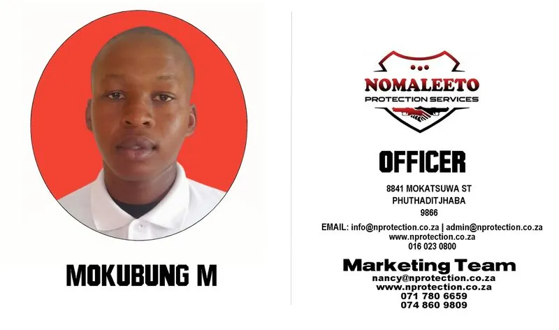 Nomaleeto Protection Services Officer